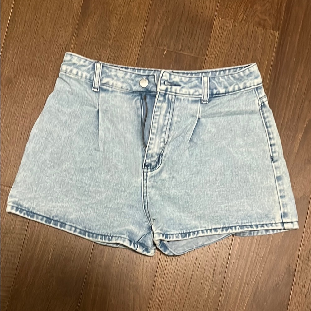 Light Blue Denim Women's Shorts